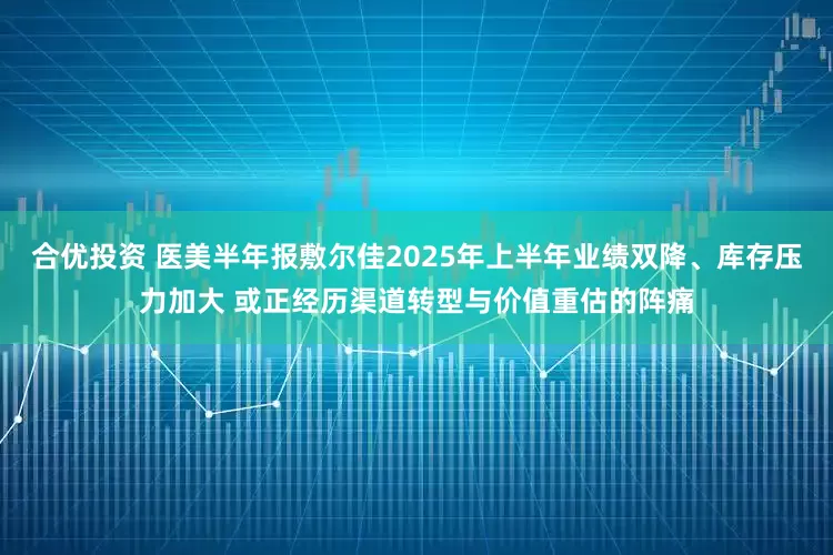 合优投资 医美半年报敷尔佳2025年上半年业绩双降、库存压力加大 或正经历渠道转型与价值重估的阵痛